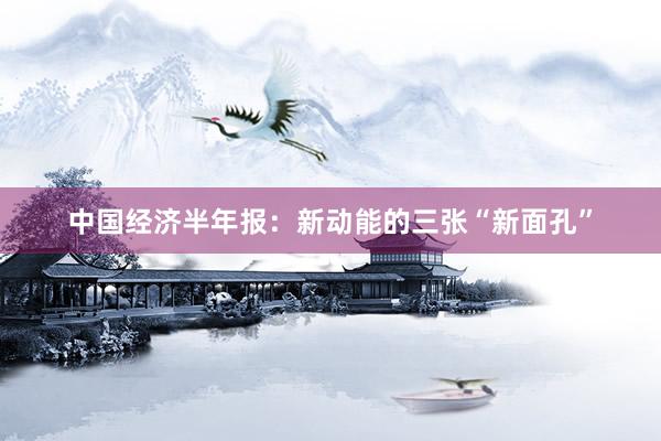 中国经济半年报：新动能的三张“新面孔”