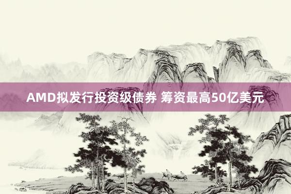 AMD拟发行投资级债券 筹资最高50亿美元