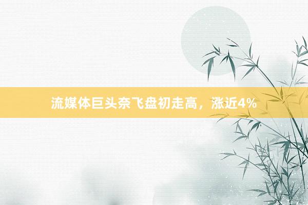 流媒体巨头奈飞盘初走高，涨近4%