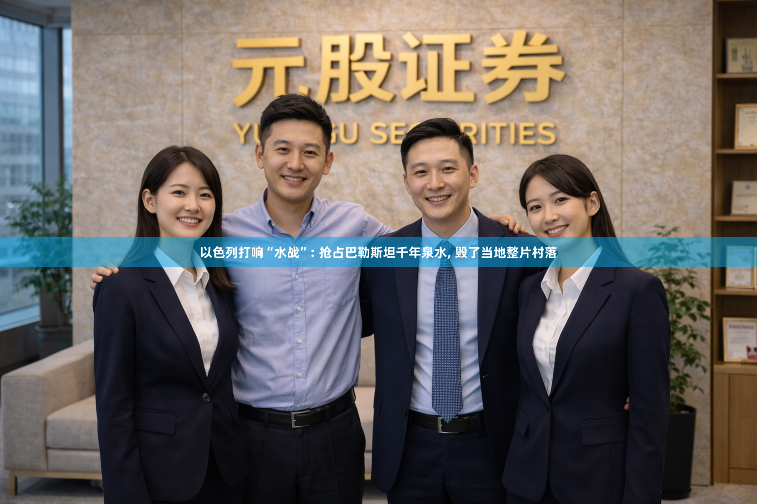 以色列打响“水战”: 抢占巴勒斯坦千年泉水, 毁了当地整片村落