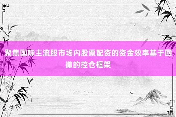 聚焦国际主流股市场内股票配资的资金效率基于回撤的控仓框架