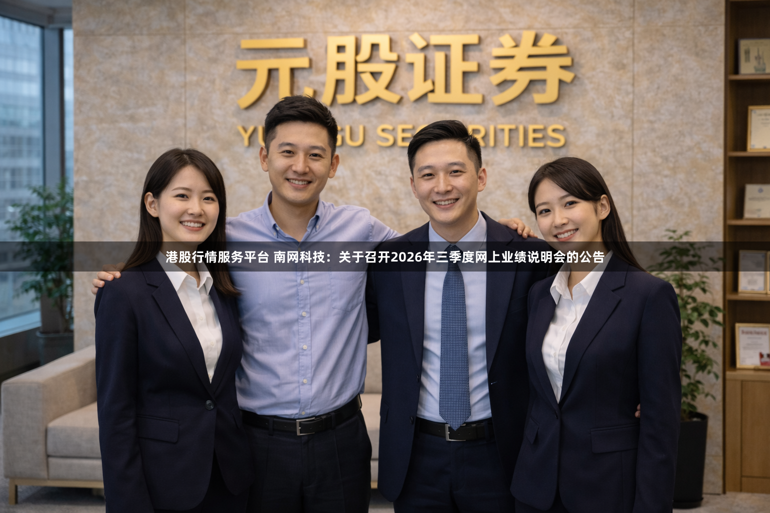 港股行情服务平台 南网科技：关于召开2026年三季度网上业绩说明会的公告